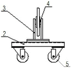 Supporting unit and supporting device for repairing umbrella skirt of insulator