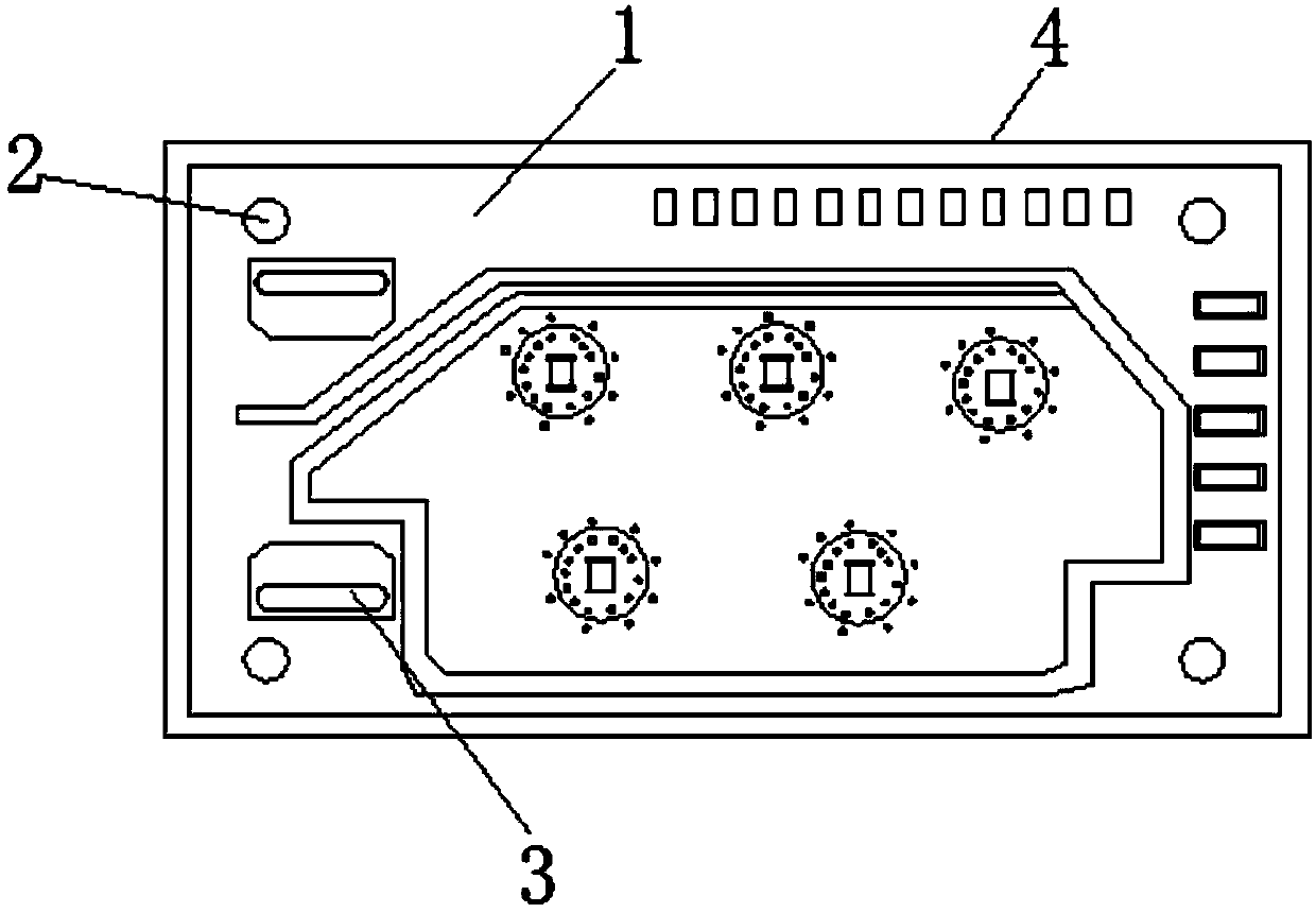 PCB circuit board structure and manufacturing process thereof