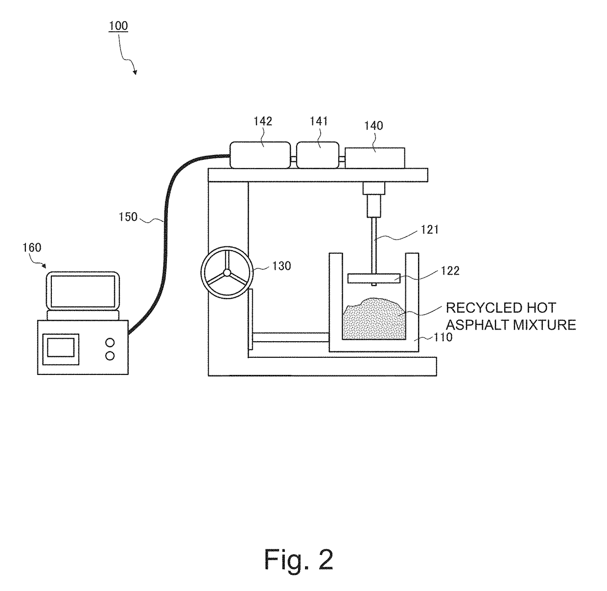 Recycled hot asphalt mixture production method