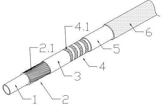 Antioxidant brake cable for vehicle