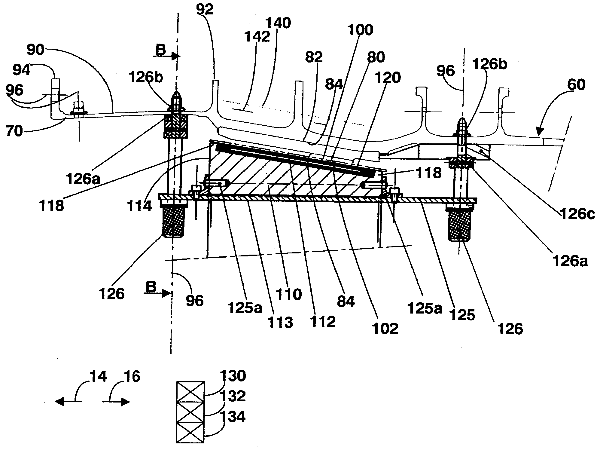 Method of replacing an abradable portion on the casing on a turbojet fan