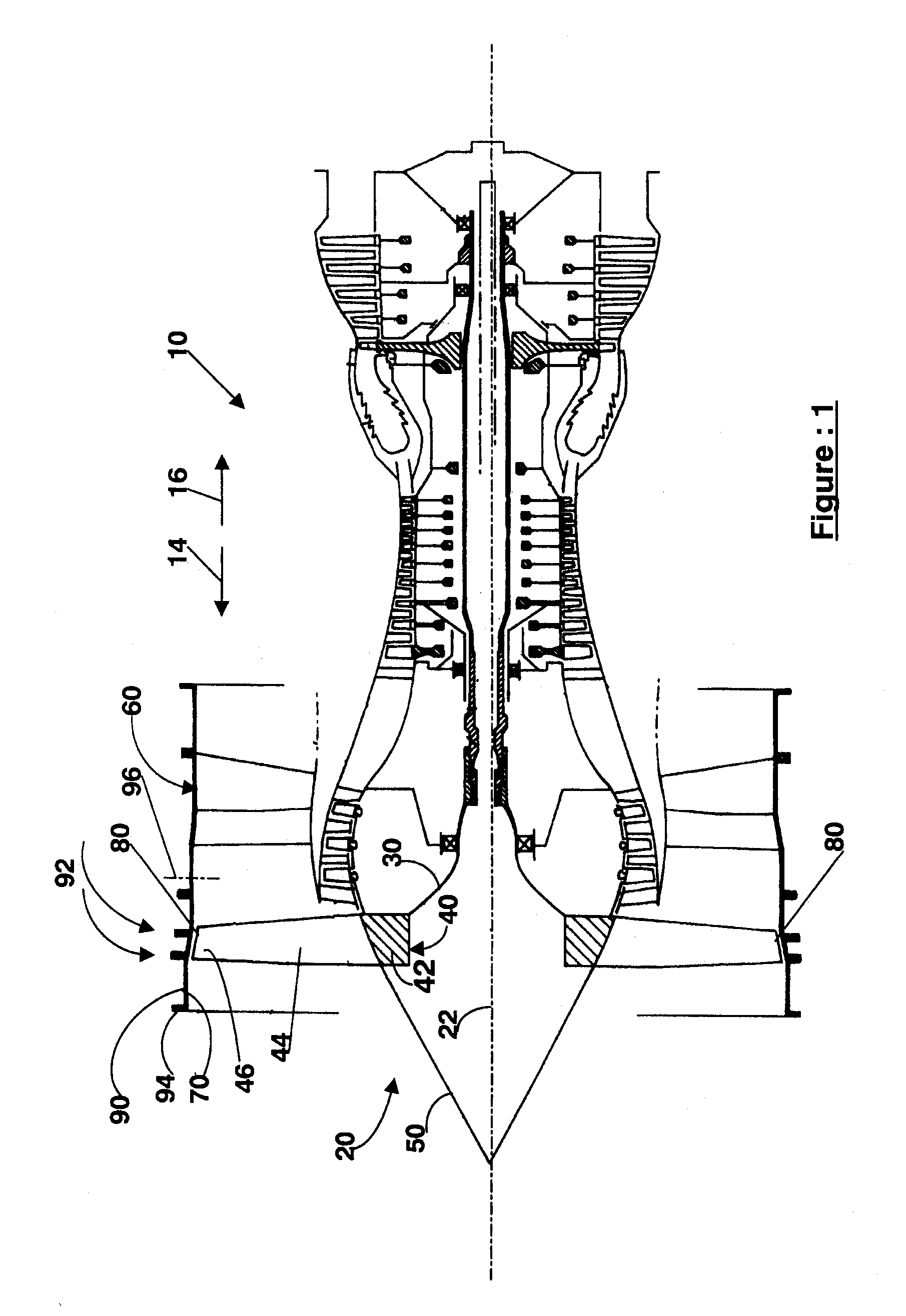 Method of replacing an abradable portion on the casing on a turbojet fan