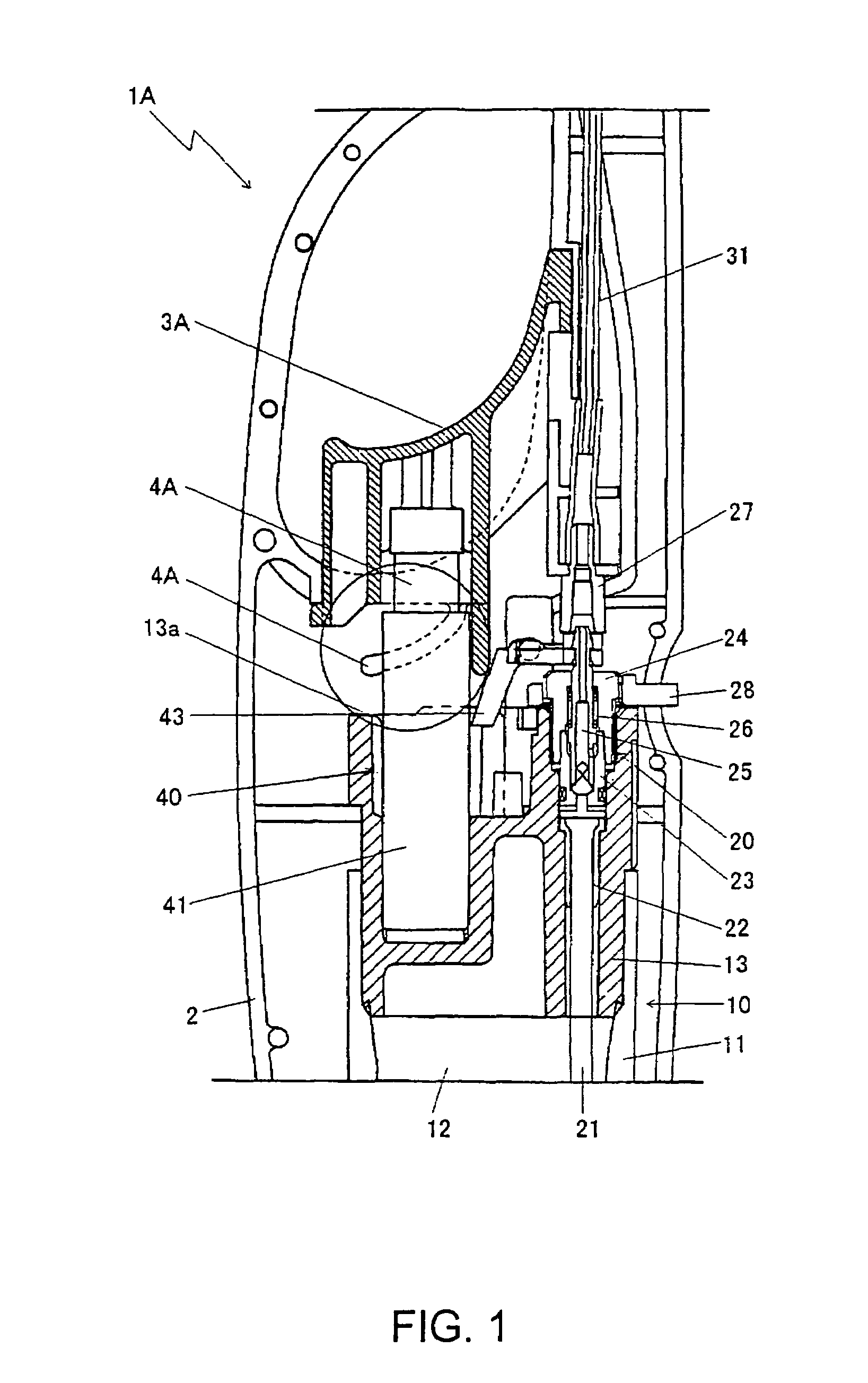 Igniting operation mechanism of piezoelectric ignition firing rod