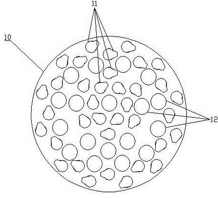 Extracting pot with homogenization baffle plate