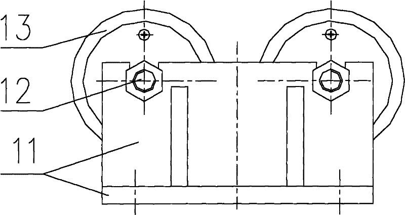 Bracket for use in processing of heavy spindle of large turbine generator