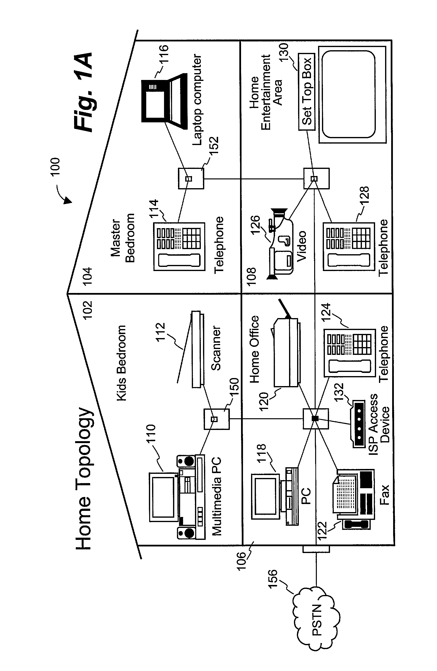 Method and apparatus for dynamically adjusting receiver sensitivity over a phone line home network