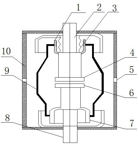 Vacuum switch with vacuum arc-extinguishing chamber