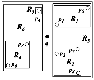 Combined interest point query method based on multiple keywords and user preferences