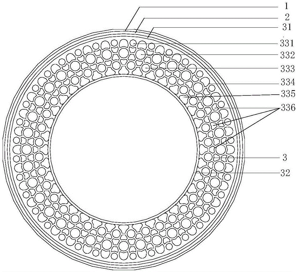 Inflating-free tire