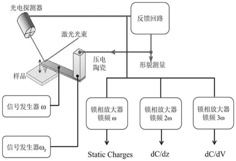 Broadband electrical detection method and system based on electrostatic ...