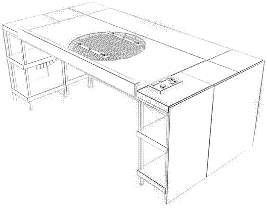 Multifunctional animation drawing table top system