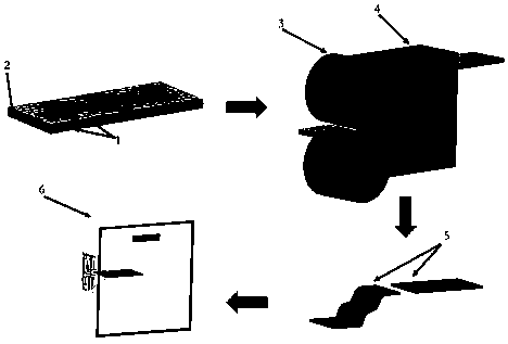 Nickel-titanium shape memory alloy sheet with gradient grain structure