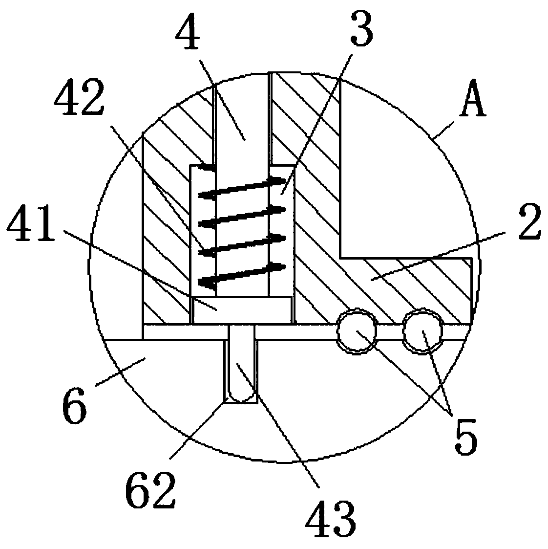 Ship metal hose welding support device convenient to weld and position