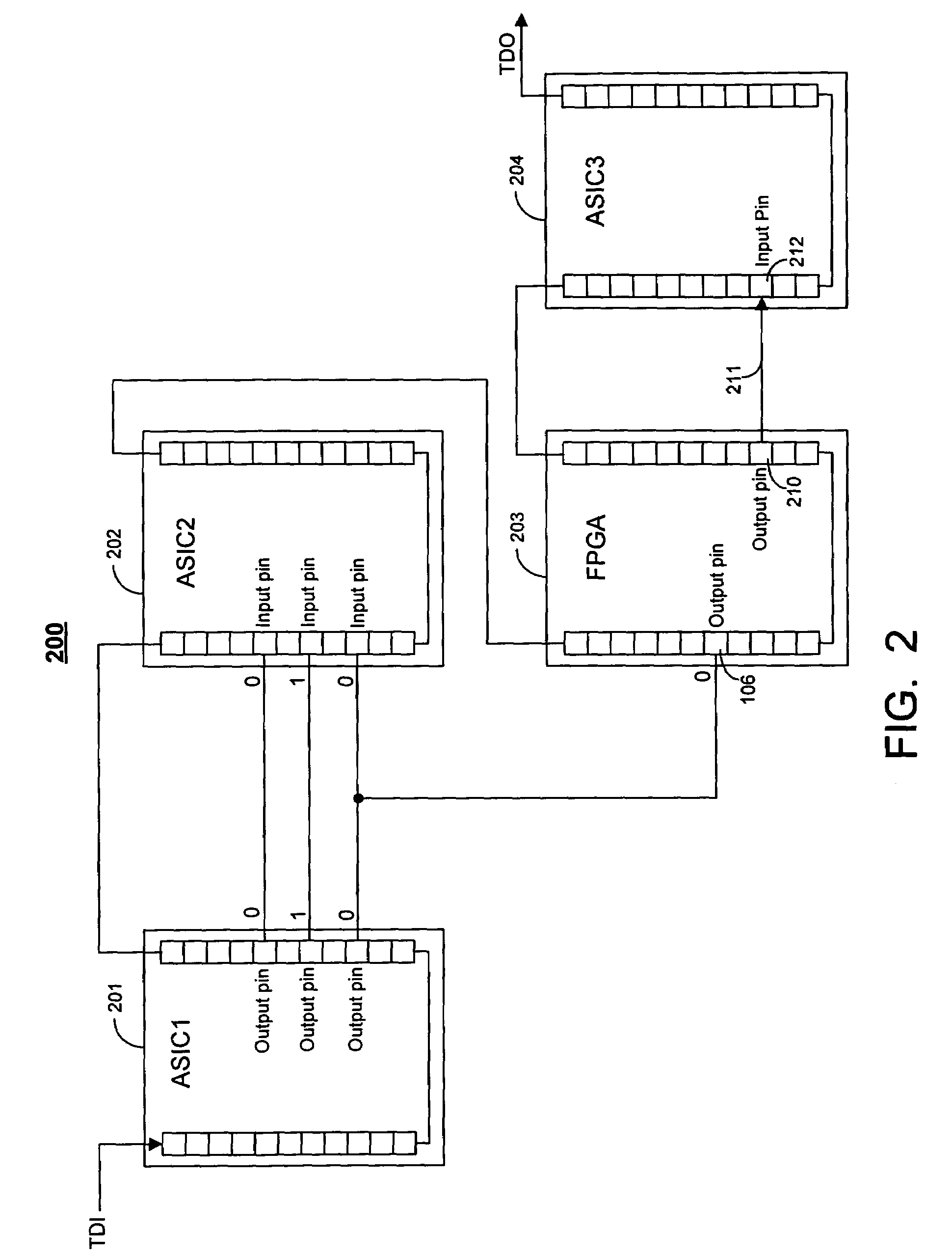 Techniques for capturing signals at output pins in a programmable logic integrated circuit