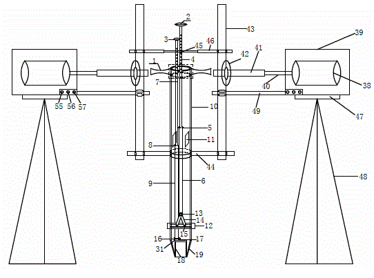 Device capable of simultaneously obtaining undisturbed soil in vertical and horizontal directions