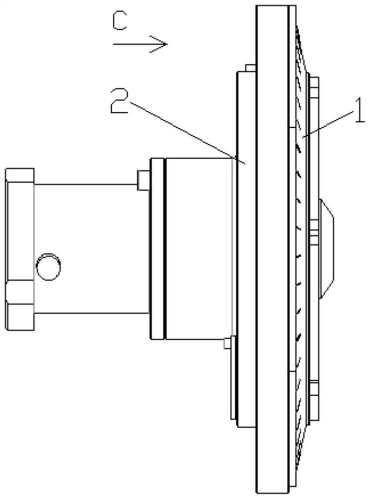 Bead taking assembly of bead planting machine