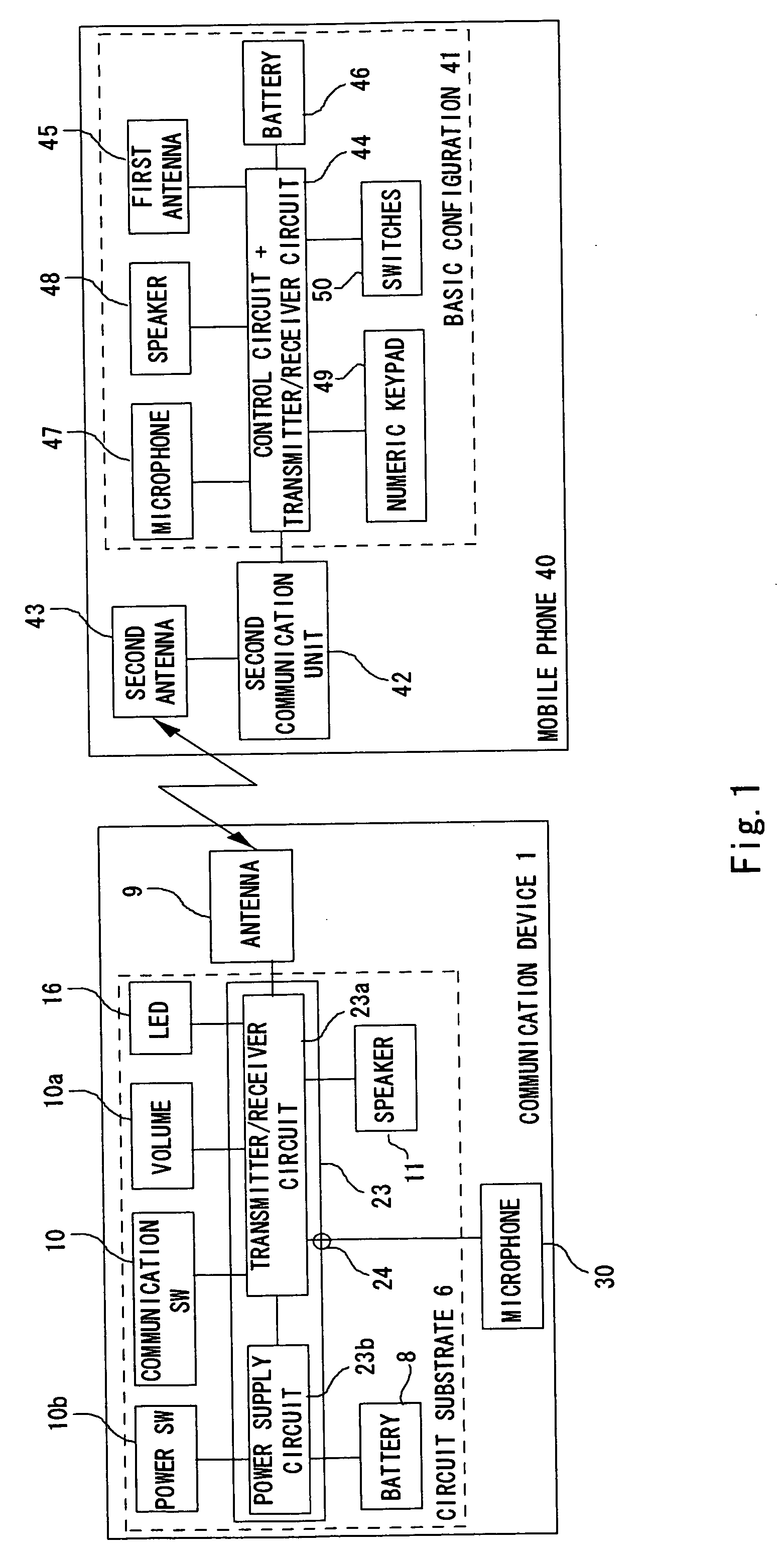 Ear fixed type conversation device