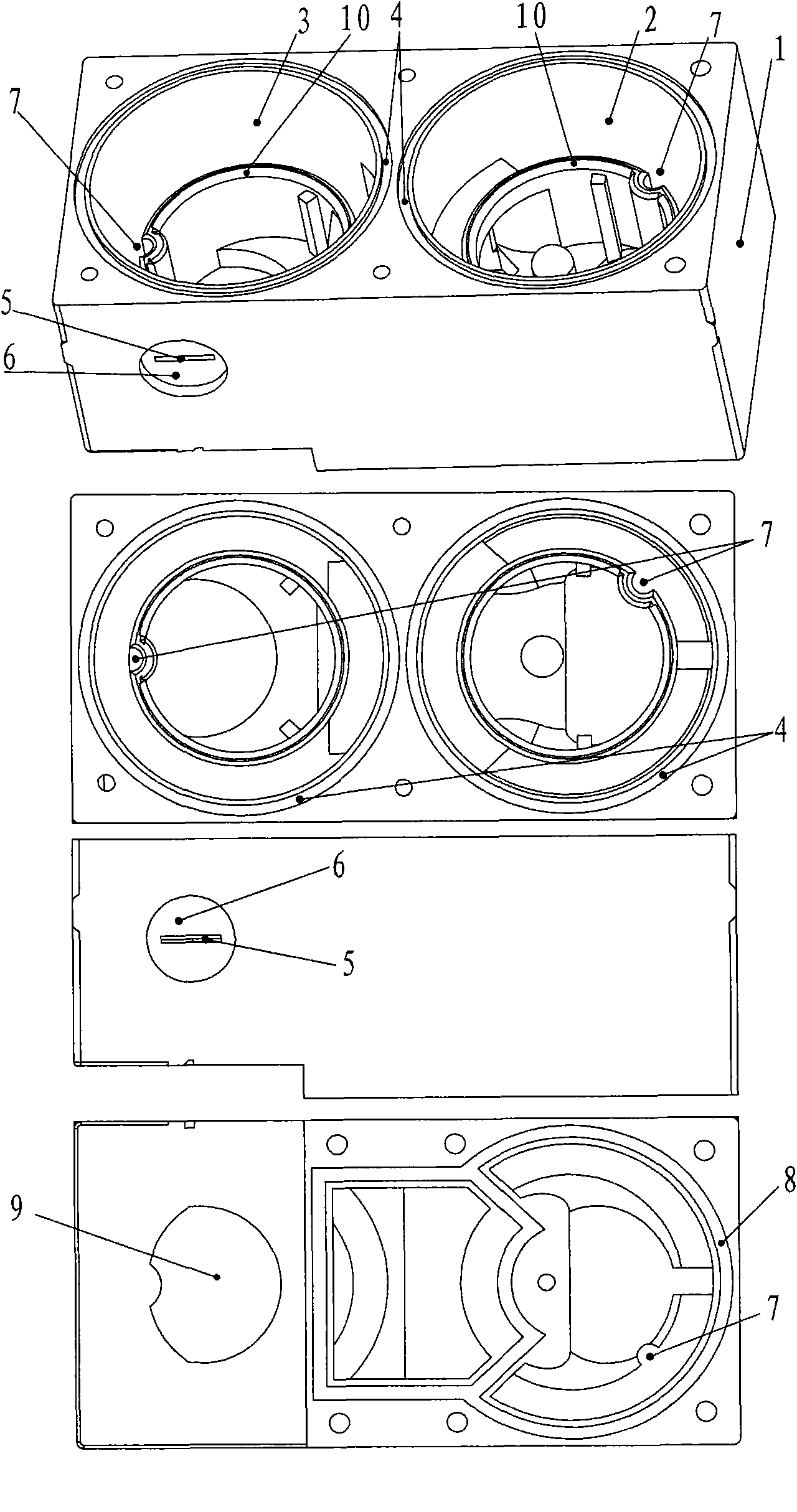 Self-closed water-saving device, method and toilet stool