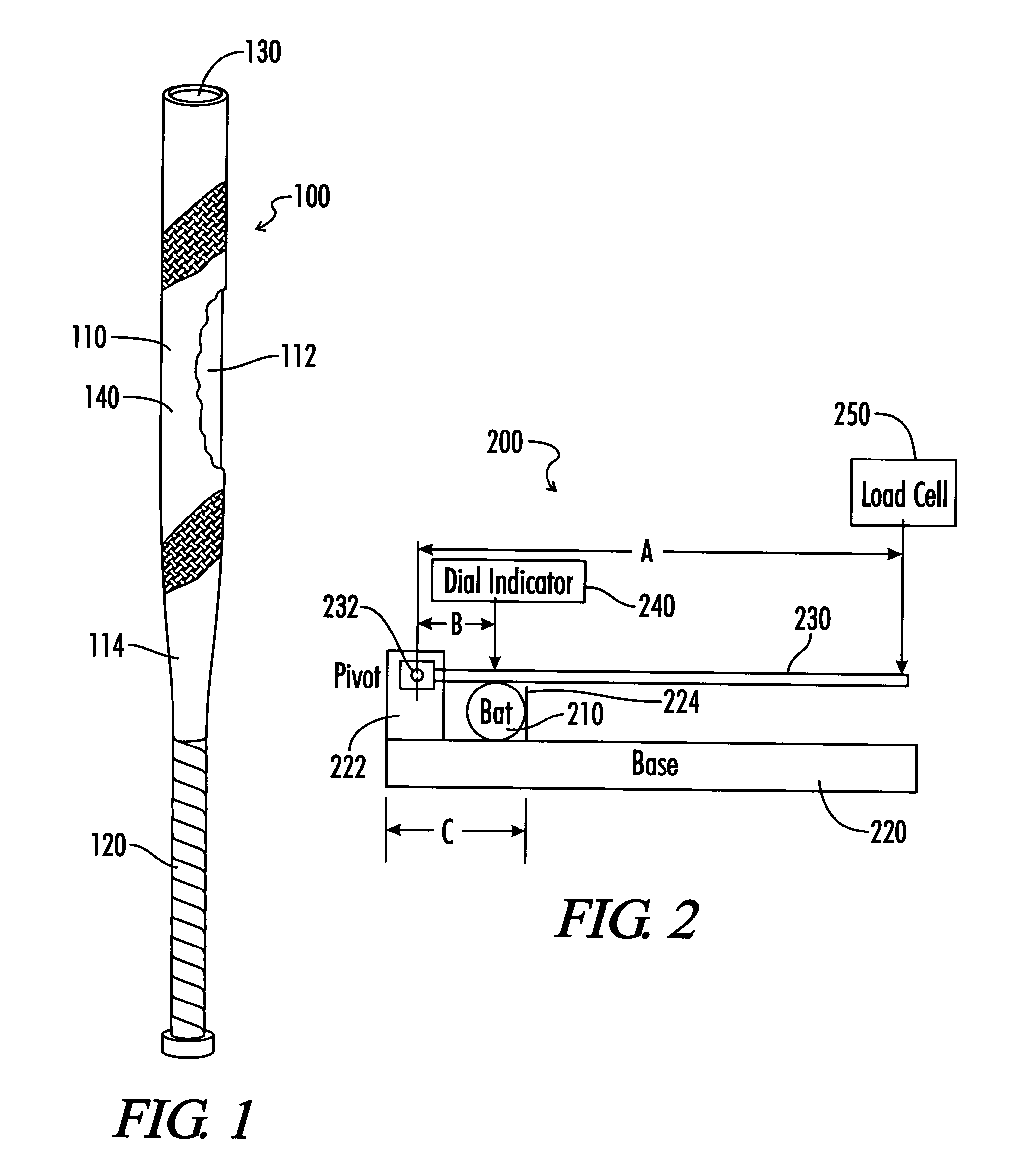 Testing apparatus and method for composite articles