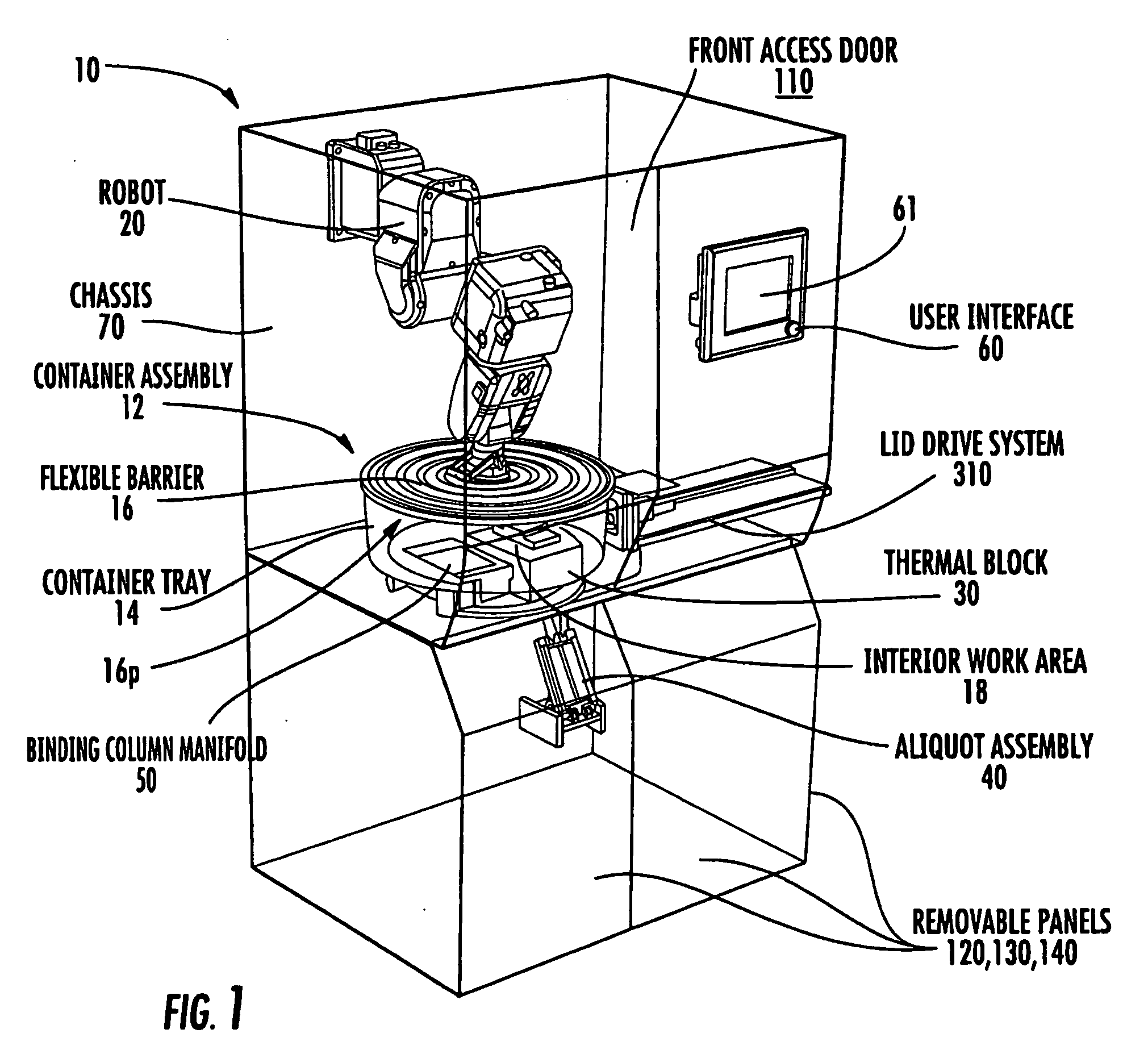 Systems and methods for processing samples in a closed container, and related devices