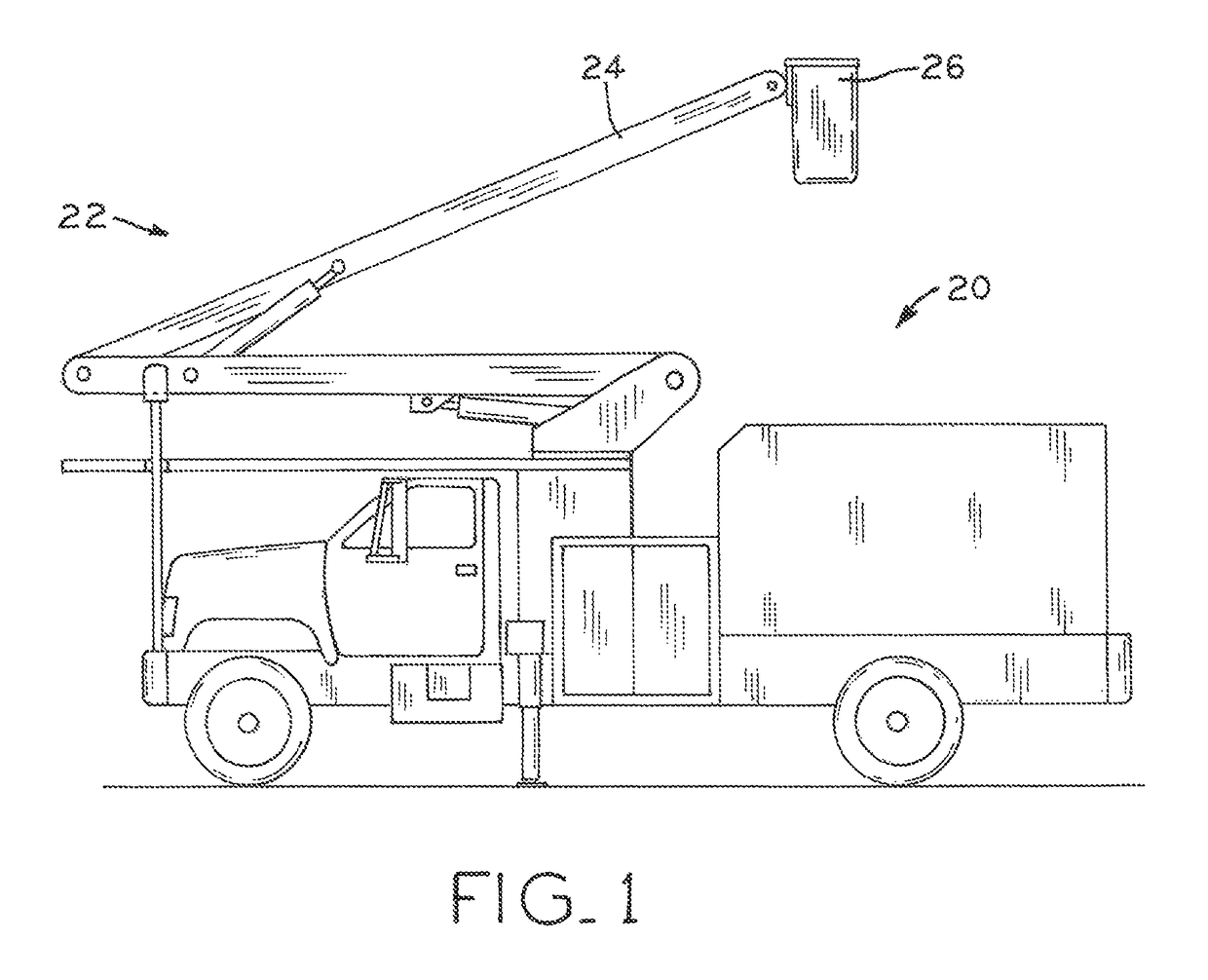 Aerial lift platform with dielectric anchor