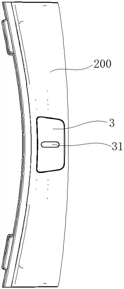 Door lock assembly and vehicle