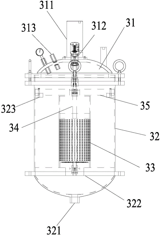 Novel polycomponent liquid material blending machine