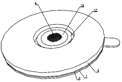 Production process of ultrasonic atomization piece