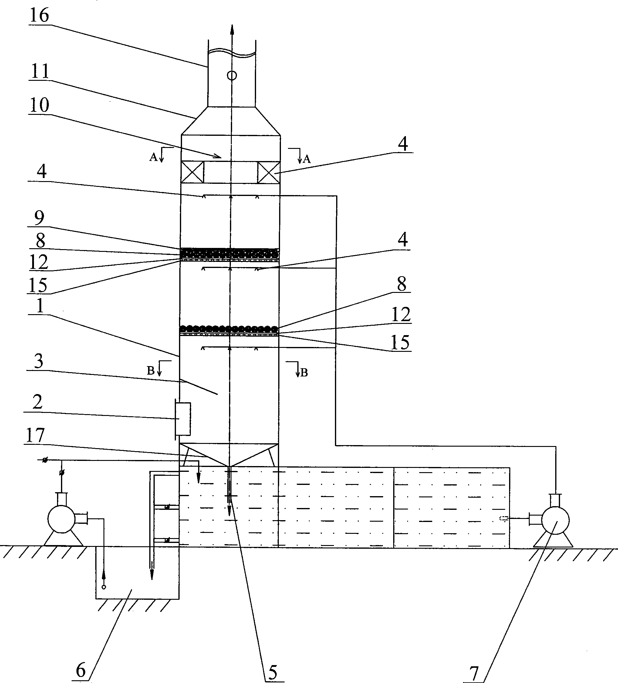Spraying and dust-removing system