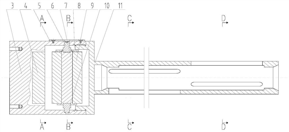 Method for grinding inner diameter and outer diameter of thin-wall steel part with step hole