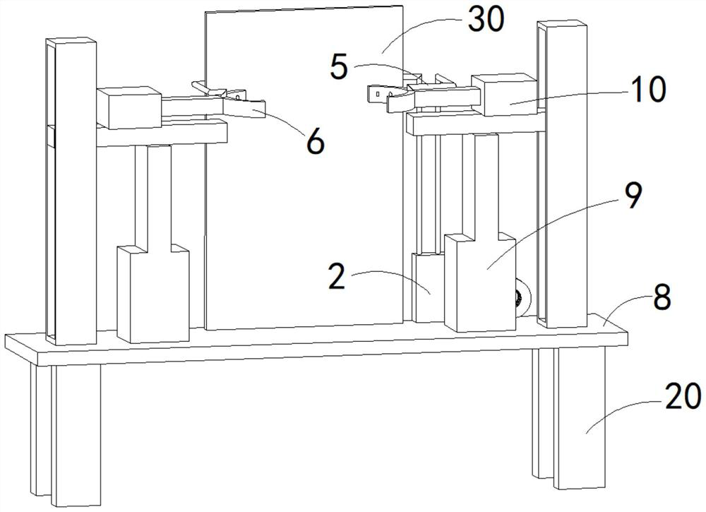 A chest cavity vibration expectoration device