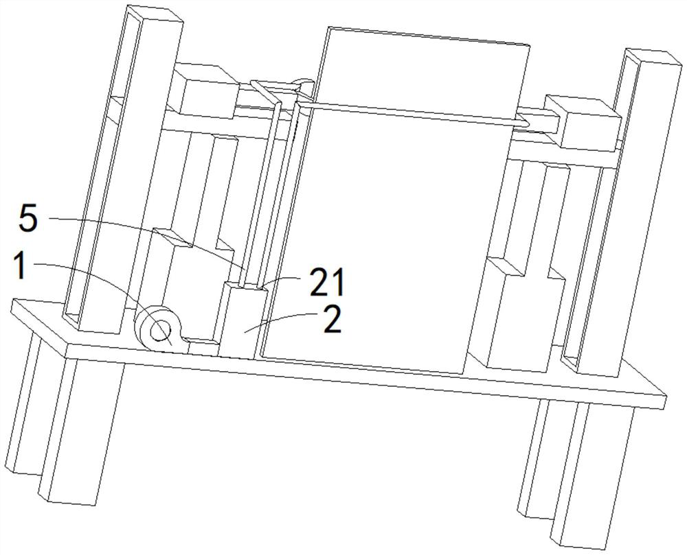 A chest cavity vibration expectoration device