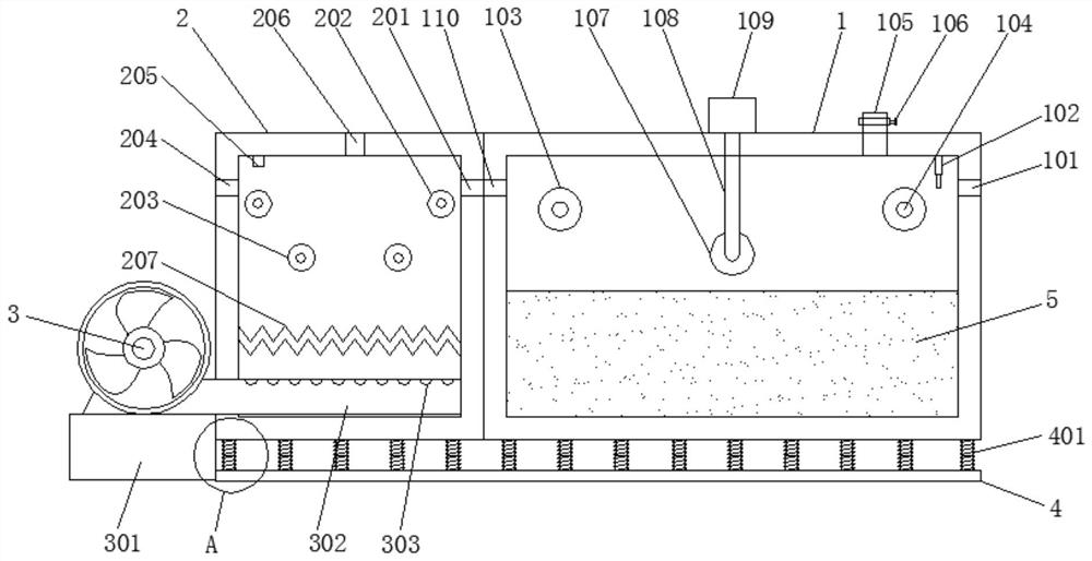 Yarn dyeing device with rapid drying function