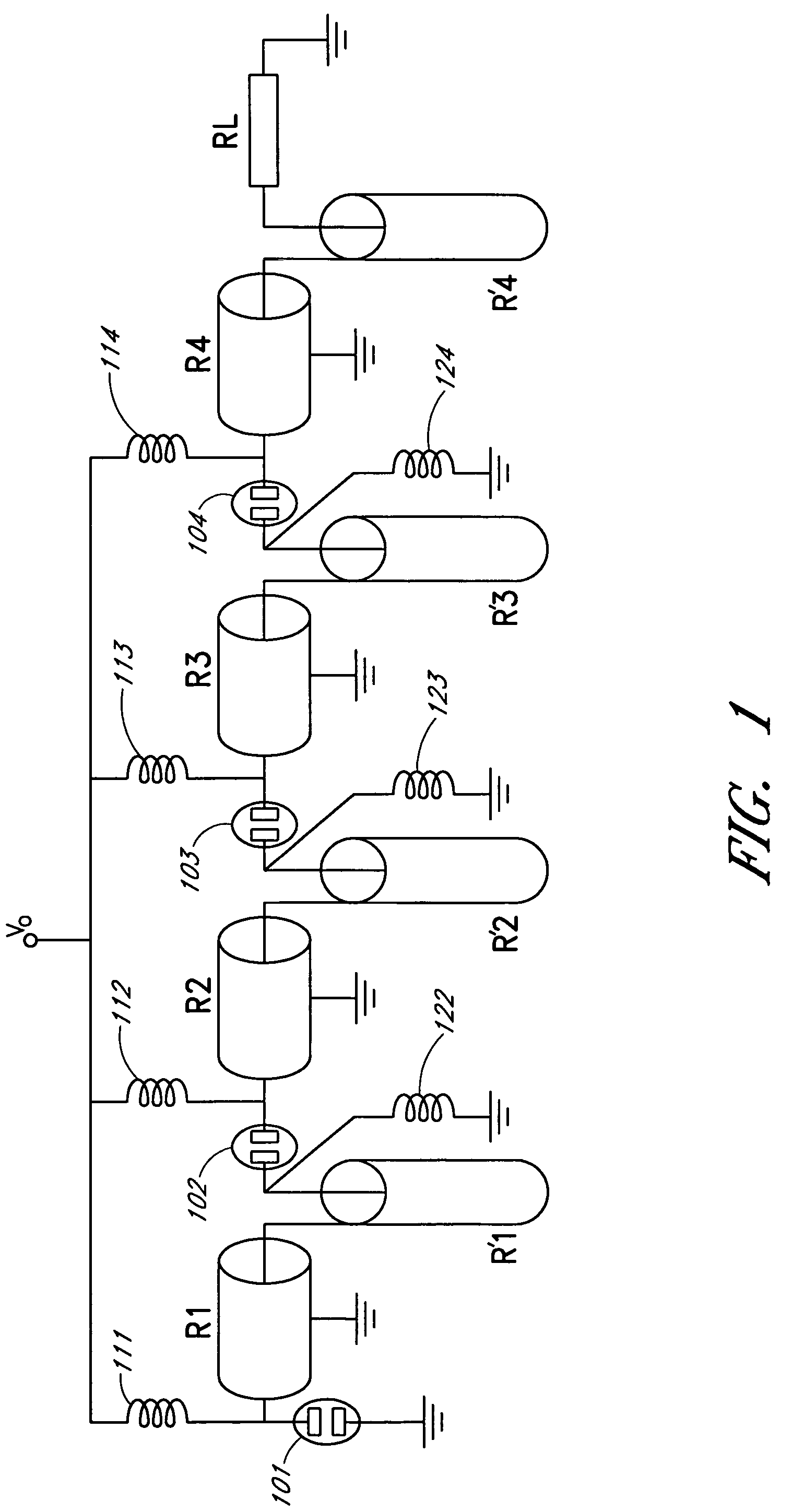 Multi-stage Blumlein