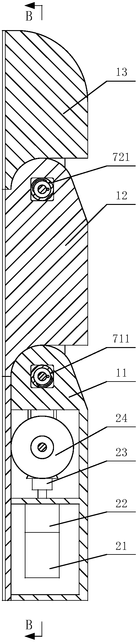 Cam-synchronous locking elastic adaptive robotic finger device