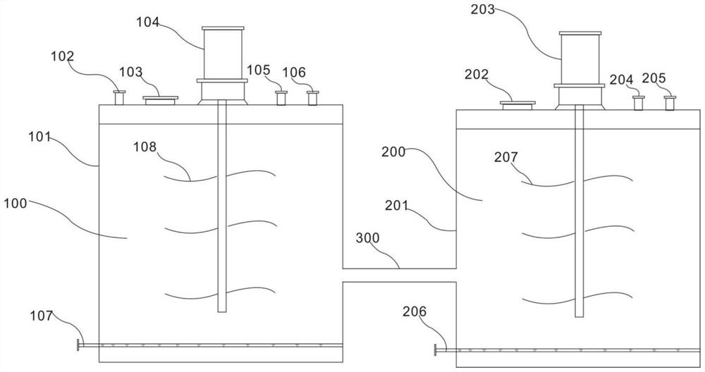 Continuous acid leaching system and method for controlling reaction temperature by aeration