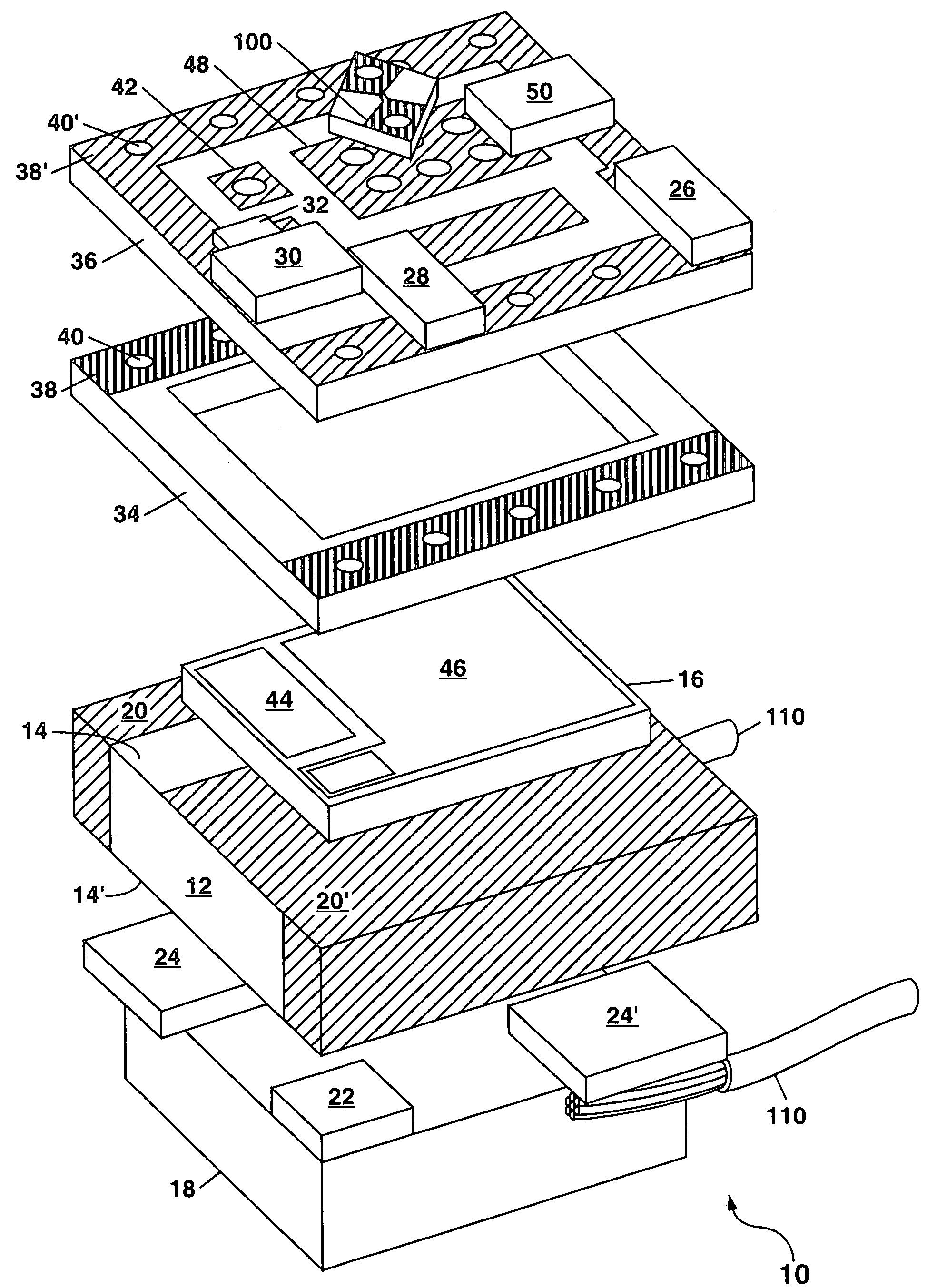 Compact monolithic capacitive discharge unit