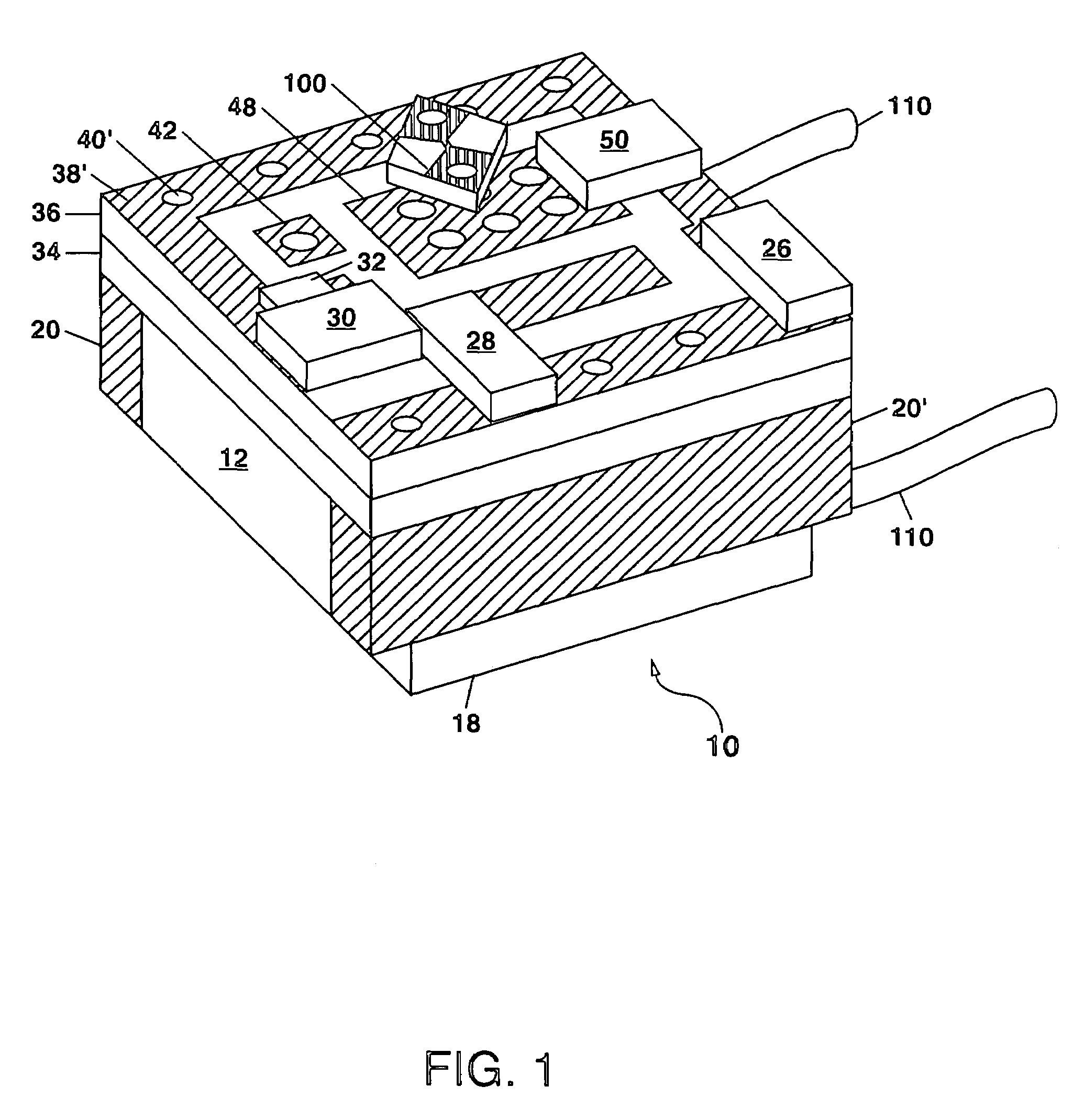 Compact monolithic capacitive discharge unit