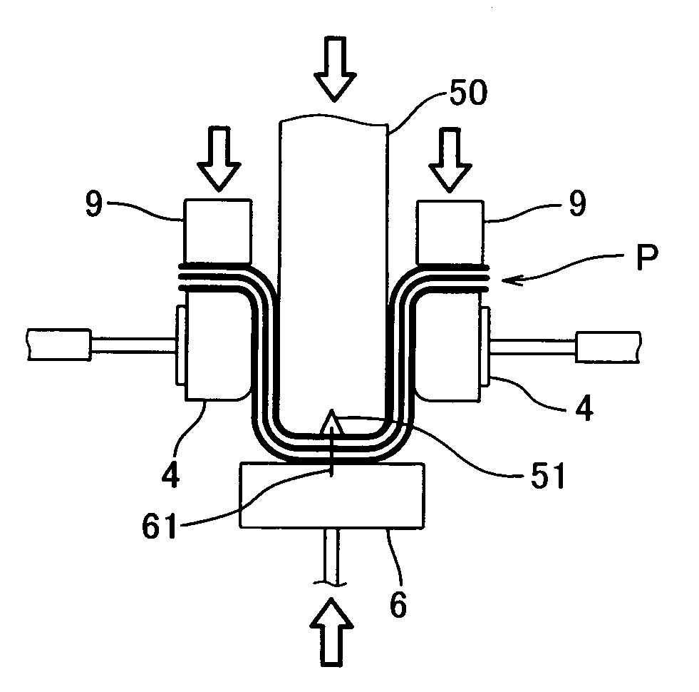 Method and apparatus for shaping section bar made of composite material and shaped product and I-shaped stringer thereof