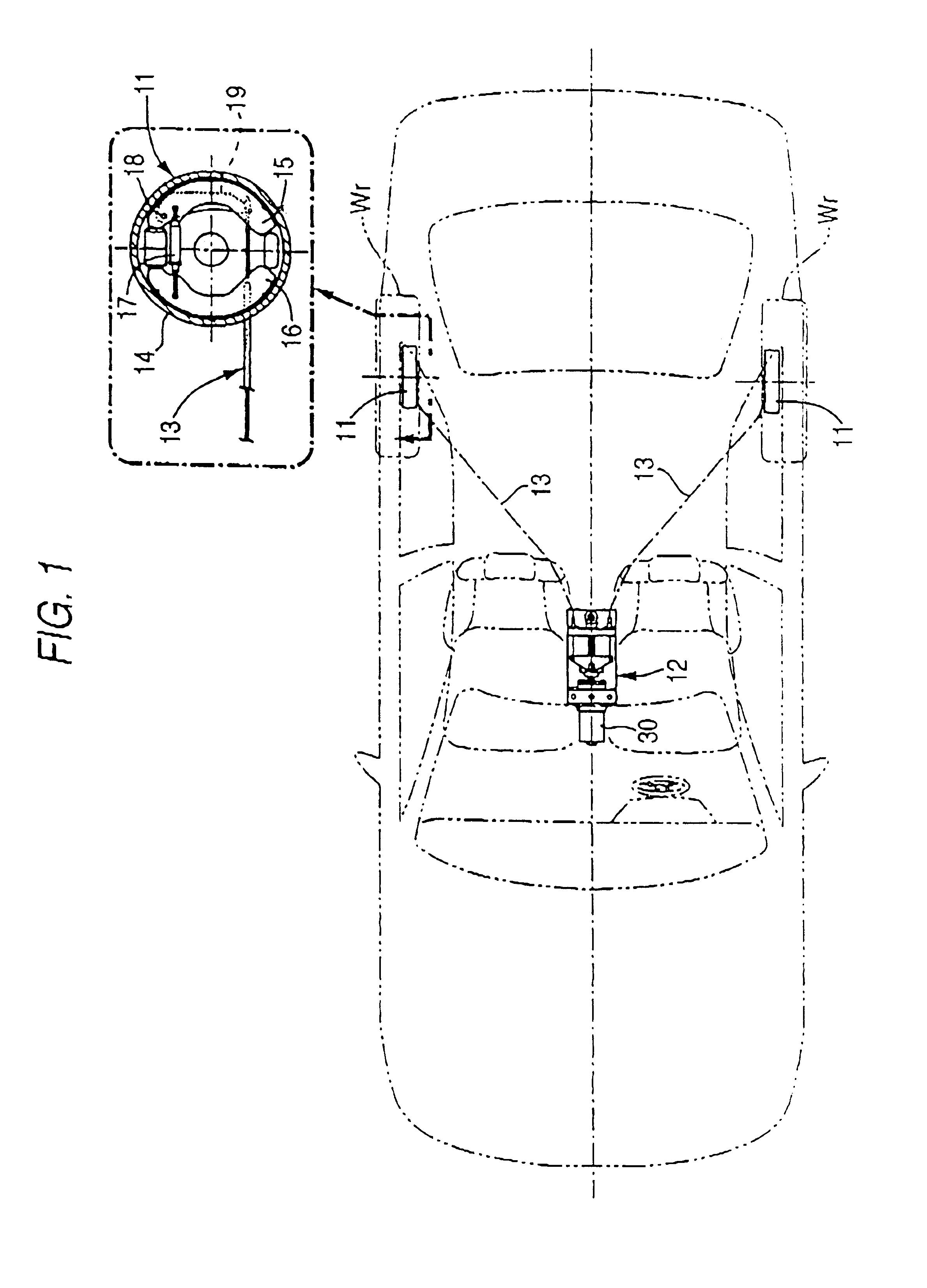 Electrically operated parking brake apparatus