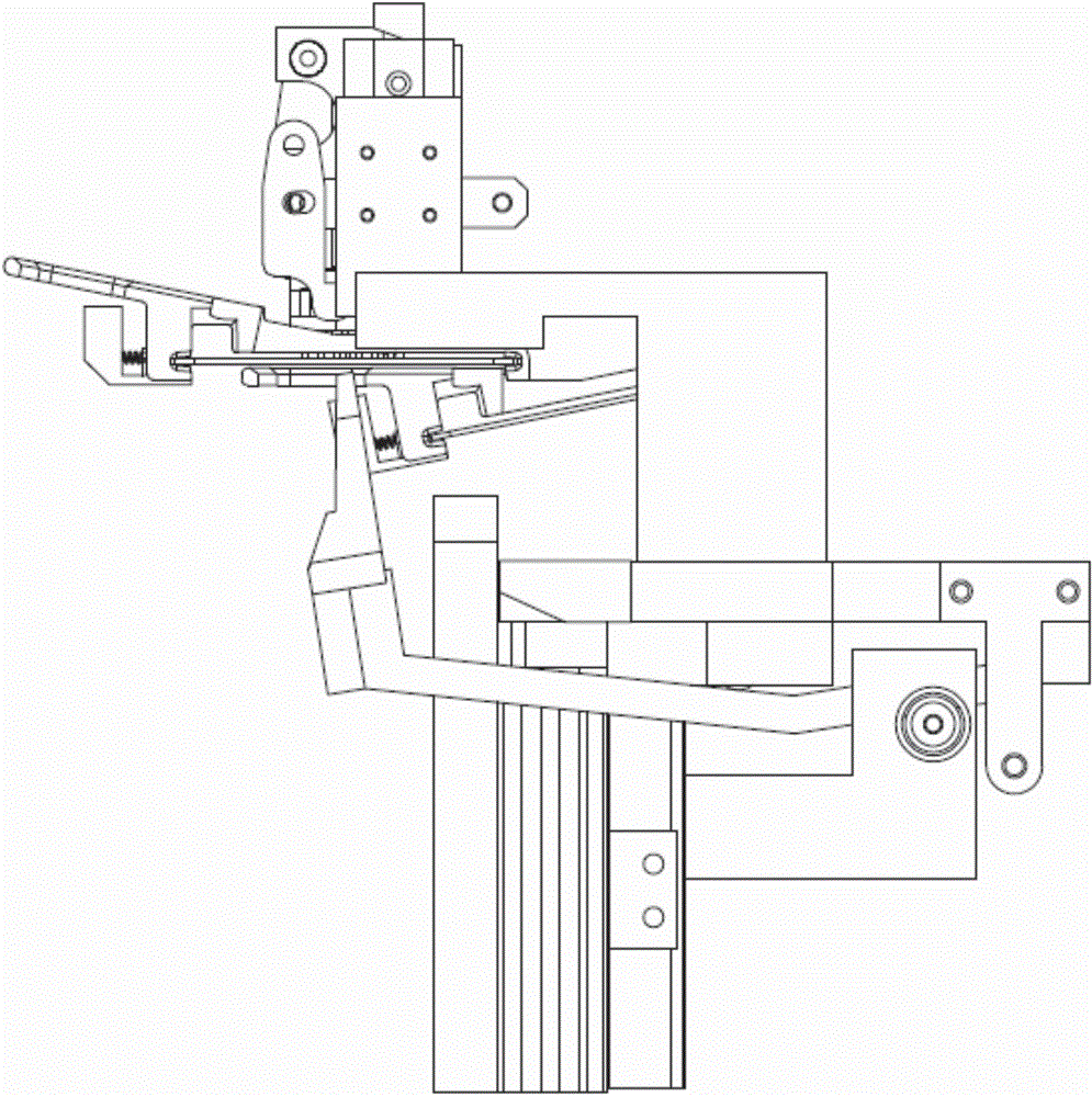 Card entry locating mechanism and method of smart card chip-writing device