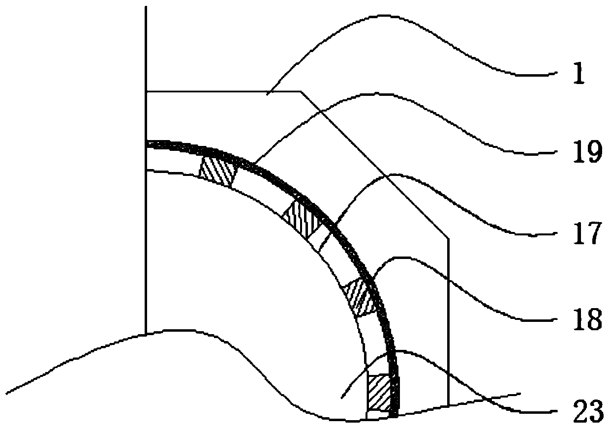 High-speed numerical control knitting equipment with shock absorption and radiation protection functions