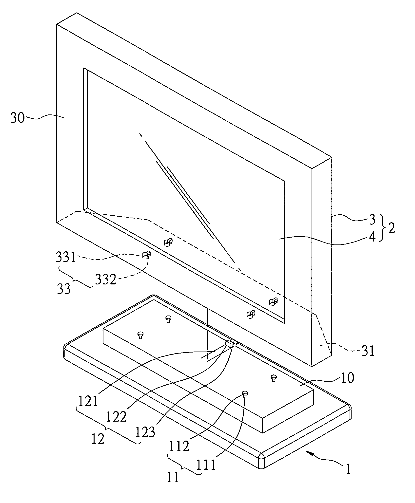 Assembled type of display apparatus
