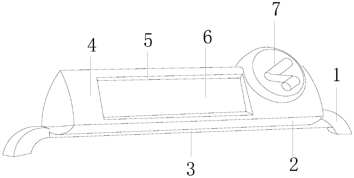 Fault self-detection system for dynamic frame swinging demonstration of taxi LED display screen