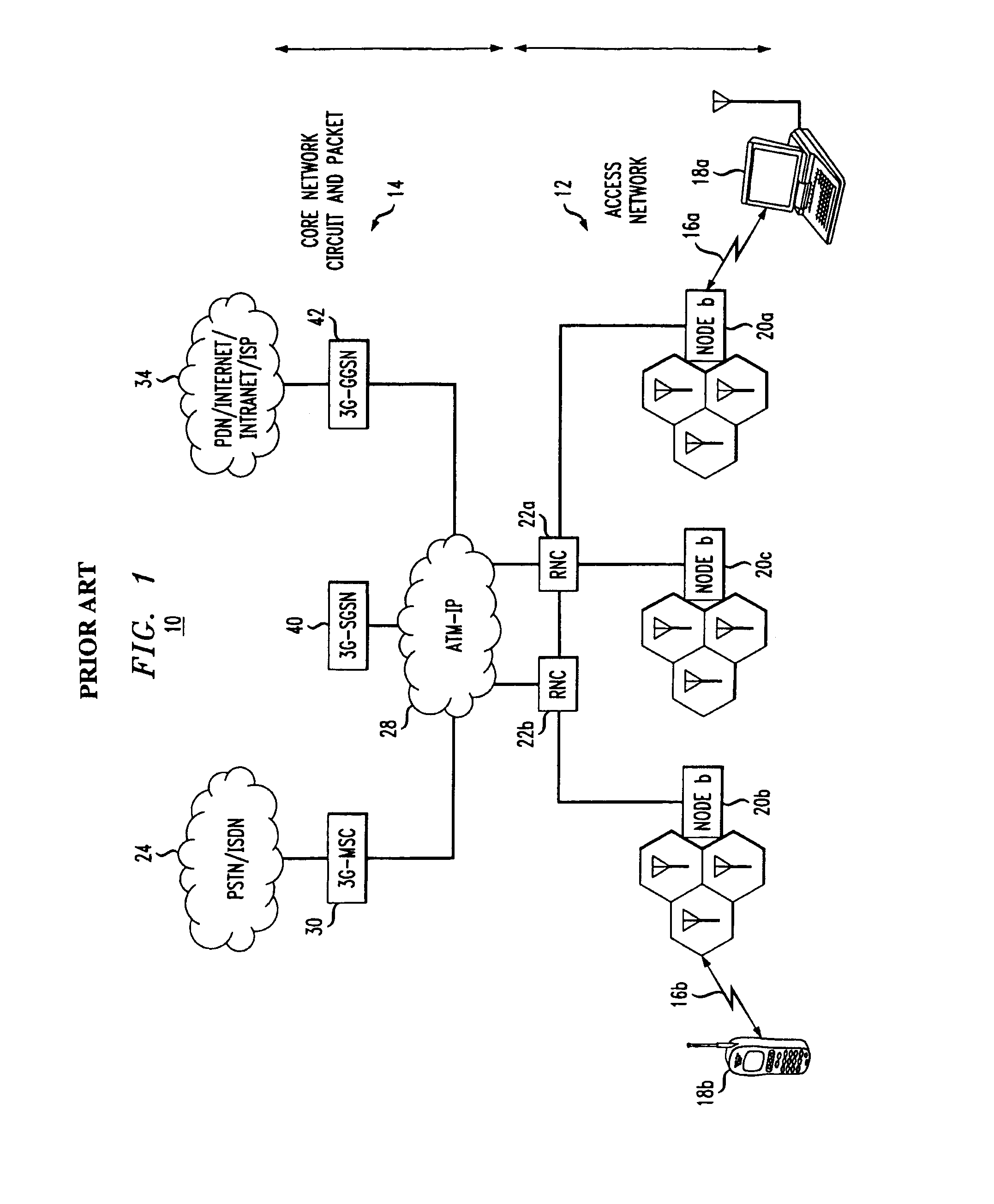 Reconfigurable wireless communication access system and method