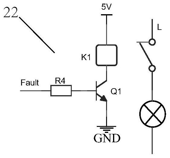 Short-circuit monitoring system for urban lamp post electrical box