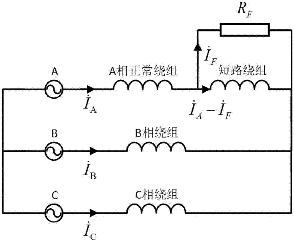 Permanent magnet synchronous motor turn-to-turn short circuit fault diagnosis method based on magnetic field distribution monitoring