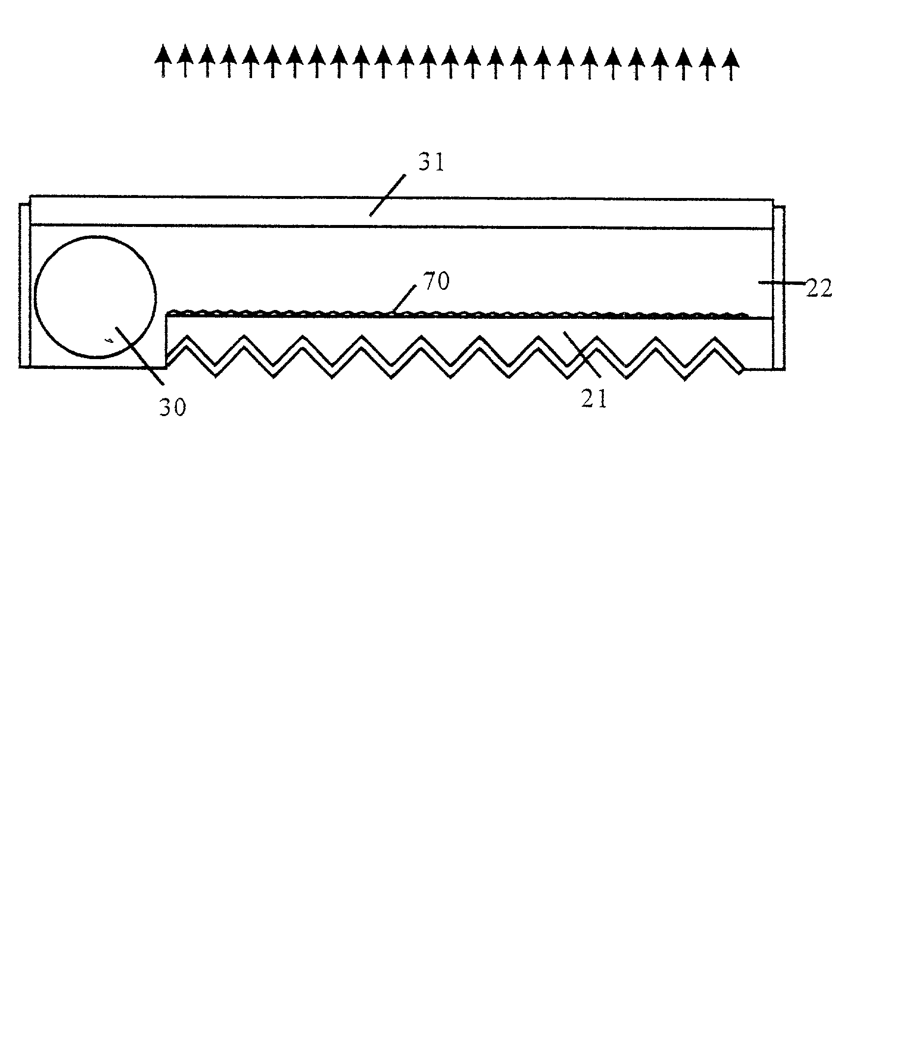 Polarization splitting backlight module