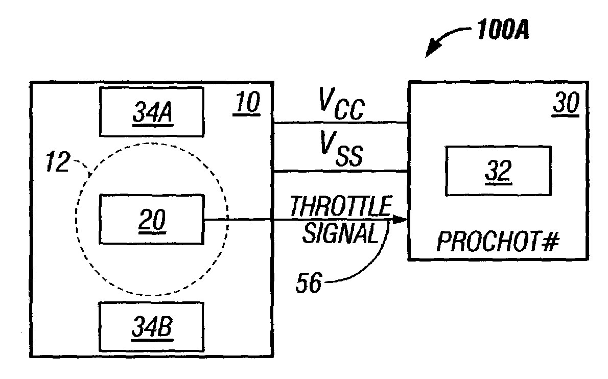 Control of voltage regulator thermal condition