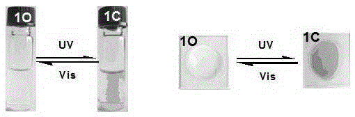 Photochromic thiophenedicolic acid water-soluble symmetrical perfluorocyclopentene compound and its preparation method and application